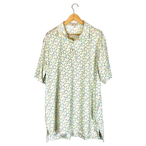 Peter Millar Mens XL Summer Comfort Golf "Truly" Seltzer Polo EXCLUSIVE EDITION - Picture 1 of 8